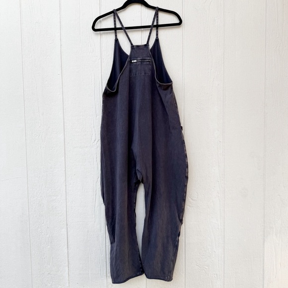 Free People Movement Hot Shot Onesie in Washed Black Size Extra Small - Picture 6 of 7